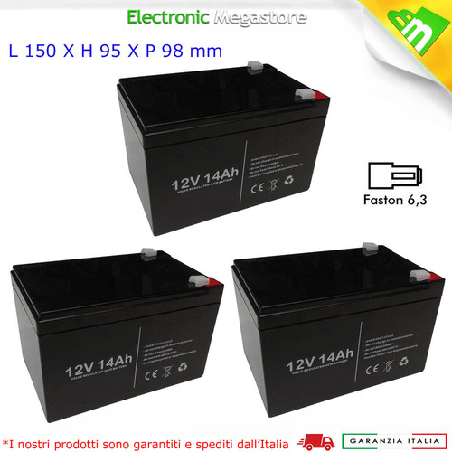Kit batteria piombo 12v - batteria, a